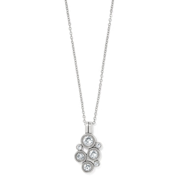 Brighton Constella Cluster Necklace, White